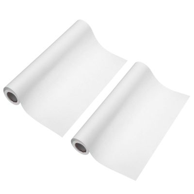PATIKIL 33 Feet x 12 Inch Art Easel Paper Roll2Pcs Wrapping Paper Art Craft Paper Kraft Paper for Painting, Crafts and Gift Wrapping, White