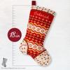 Bucilla Felt Applique 18" Stocking Making Kit, Timeless Elegance, Perfect for Holiday DIY Arts and Crafts, 89680E view 2