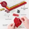 Bucilla Felt Applique 18" Stocking Making Kit, Timeless Elegance, Perfect for Holiday DIY Arts and Crafts, 89680E view 3