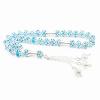 ALBASHAN Tasbih Blue Crystal Muslim Prayer Bead Islamic eid Gifts misbaha Accessories car Hanging on The Rear View Mirror (8mm x 33beads) view 1