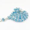 ALBASHAN Tasbih Blue Crystal Muslim Prayer Bead Islamic eid Gifts misbaha Accessories car Hanging on The Rear View Mirror (8mm x 33beads) view 3