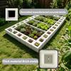 MWYZGMOLD Concrete Brick Molds - Reusable ABS Plastic Square Hollow Block Molds for DIY Garden Wall,Pathway Edging,Planter - Cement Block Mold for Construction, Landscaping view 4