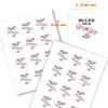 Round Personalized Stickers | Custom Label | Favor Stickers | Packaging Stickers | Wedding Labels | Thank You Stickers | Candy Buffet view 4
