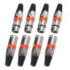 3-Pin XLR Cable Connector Male and Female for DMX Signal Wire or Audio Mixer Microphone Connector (Metal Shell 4 Sets Red) view 1