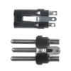 3-Pin XLR Cable Connector Male and Female for DMX Signal Wire or Audio Mixer Microphone Connector (Metal Shell 4 Sets Red) view 4