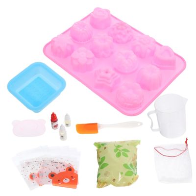 Soap Making Supplies DIY Soap Material Package Making Kit for Home Use Style