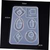 DIYEAH DIY Crystal Drop Silicone Jewelry Making Mold for Pendants and Earrings Epoxy Craft Mold Suitable for Jewelry Making Projects and DIY Crafts view 4