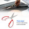 Hztyyier Stainless Steel Scissors for All Purpose Use, Comfortable Grip Handles, Suitable for Home, Office, School (40838in), Hztyyierpufmsot351-11 view 3