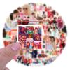 55pcs High School Musical Sticker Pack - Youth Love Movie Stickers for Students, Adults, Laptops, Hydro Flasks, Luggage, Party Favors (HSM) view 2
