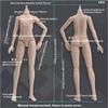 XiDonDon 21cm PVC Doll Body Piccodo P20 Movable Joint Body for OB24, GSC, BJD Doll Head Accessories Replacement Hand Toys (White Skin) view 2