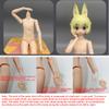 XiDonDon 21cm PVC Doll Body Piccodo P20 Movable Joint Body for OB24, GSC, BJD Doll Head Accessories Replacement Hand Toys (White Skin) view 4