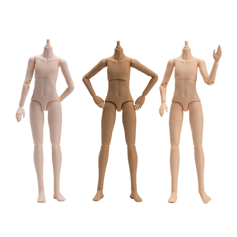 XiDonDon 21cm PVC Doll Body Piccodo P20 Movable Joint Body for OB24, GSC, BJD Doll Accessories Replacement Body Toys (Suntan Skin)
