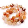 Malahill Wholesale Natural Stone Beads for DIY Jewelry Making Sold per Bag 5 Strands and one roll Cord Inside Faceted S Shape Sakura Quartz 10mm view 1