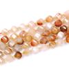 Malahill Wholesale Natural Stone Beads for DIY Jewelry Making Sold per Bag 5 Strands and one roll Cord Inside Faceted S Shape Sakura Quartz 10mm view 2