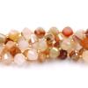 Malahill Wholesale Natural Stone Beads for DIY Jewelry Making Sold per Bag 5 Strands and one roll Cord Inside Faceted S Shape Sakura Quartz 10mm view 3