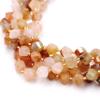 Malahill Wholesale Natural Stone Beads for DIY Jewelry Making Sold per Bag 5 Strands and one roll Cord Inside Faceted S Shape Sakura Quartz 10mm view 4