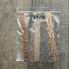 NineTribe Basics Set of 3 Patterned Copper Wire Strips 24 Gauge 1 Strip Each Pattern 6 INCHES Long by 0.5 INCH Thick view 2