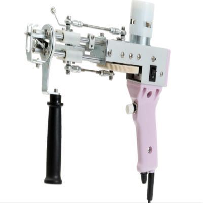 GWXLI Tufting Gun 2 in 1 Set Electric Carpet Tufting Gun Electric Carpet Tapis Knitting Tufting Pistol Weaving Flocking Rug Machine (light purple)