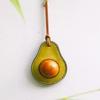 WellieSTR Leather Cutting Die Embossing Wooden Cutting Die,Craft Cutting Mold Die Cuts for Leathercraft DIY Craft - Avocado Keyring Pendant view 1