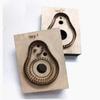 WellieSTR Leather Cutting Die Embossing Wooden Cutting Die,Craft Cutting Mold Die Cuts for Leathercraft DIY Craft - Avocado Keyring Pendant view 2