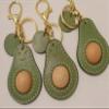 WellieSTR Leather Cutting Die Embossing Wooden Cutting Die,Craft Cutting Mold Die Cuts for Leathercraft DIY Craft - Avocado Keyring Pendant view 4