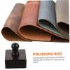 LALAFINA Leather Burnishing Tool Ergonomic Polishing Block for Leather Crafts Material Versatile Burnisher for Thicknesses view 2