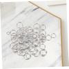 TEHAUX 1200pcs Iron Jump Rings for Jewelry Making Open Metal Rings for Necklace Bracelet Keychain DIY Crafts Durable Crafting Accessories view 3