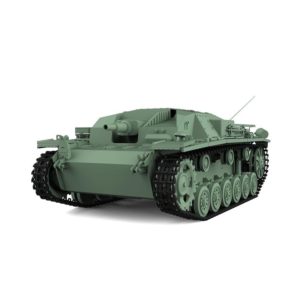 MRY-SFW SS87718 1/87 HO Scale Railway Military Model Kit StuG.III Ausf.B