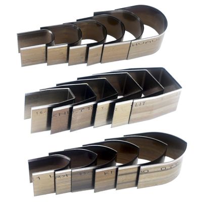DGOL 18 Sizes Strap Belt Special Shape End Punch Cutter DIY Leather Corner Cutting Tool Mix Round, Pointed, Square Shape