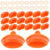 50Pcs Resin Mouth Kit for Kids DIY Crafts with Gasket 0.94X0.59X0.19In Mouth Replacement for Handmade Duck Toys and Doll Making Supplies view 1