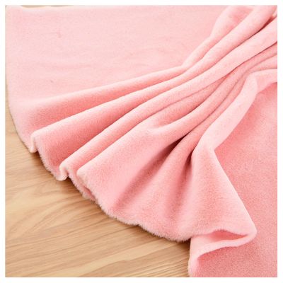 Soft Smooth Fur, Cute Soft Short Plush Fabric Faux Rabbit Fur Material, Patchwork Plush Fabric, for Background, Crafts, Scarf, DIY, Sewing, Handmade, Dolls, Pillow, Seat Pads, Sold by 1 Pcs=50x50cm (