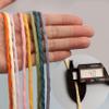 Likeecords 4 Skeins of 4mm X 80m Single Strand Macrame Cord Handmade Decorations Softer Natural Cotton Bohemia DIY Wall Hanging Plant Hanger Craft Knitting Cord Rope(Dark Red) view 3