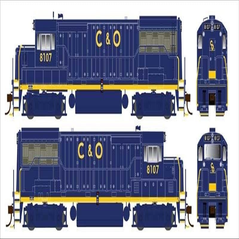 BOWSER C&O U25B #8106 - DCC READY