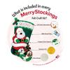 MerryStockings Little Miss Christmas 18" Felt Christmas Stocking Kit from DIY, Sequins, Embellishments and Instructions, a Complete kit Ready for Your Creativity! view 2