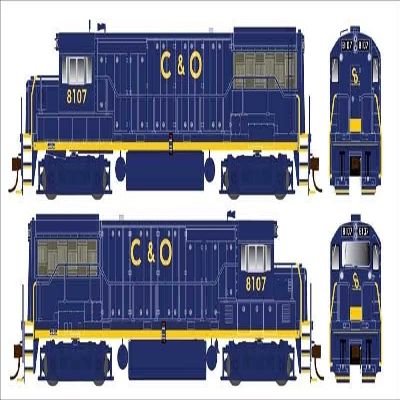 BOWSER C&O U25B #8107 - DCC READY