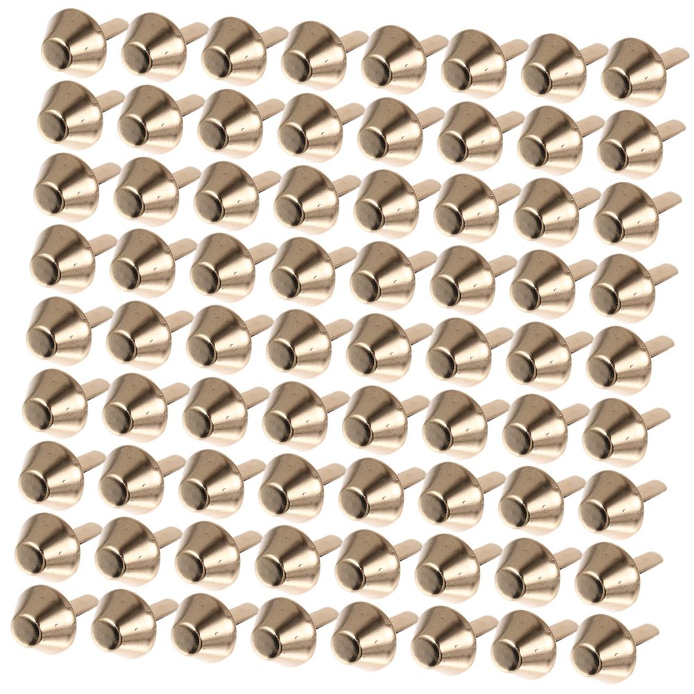 CORHAD 100pcs DIY Bag Feet Bottom Nailhead Purse Making Hardware Bag Bottom Rivets