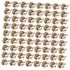 CORHAD 100pcs DIY Bag Feet Bottom Nailhead Purse Making Hardware Bag Bottom Rivets view 1