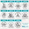 Custom Wood Library Hand Stamp - Style 079 - Great for Customizing Books, Ex Libris, Personalized Journals and More. view 4