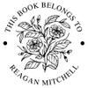 Custom Wood Library Hand Stamp - Style 076 - Great for Customizing Books, Ex Libris, Personalized Journals and More. view 3