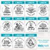 Custom Library Embosser Stamp - EMB077 - Includes 50 Gold Seals - Perfect for Customizing Books, Ex Libris, Personalized Journals and More. view 4