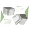 HOODANCOS Storage Tins Lids 15pcs Metal Square Tins Window Lids for Candle Making Diy Projects view 2