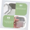 HOODANCOS Storage Tins Lids 15pcs Metal Square Tins Window Lids for Candle Making Diy Projects view 4