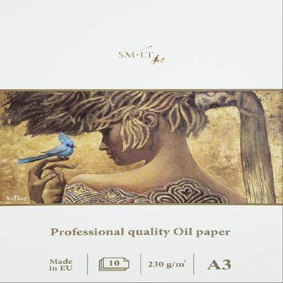 SM.LT Oil Painting Paper Pad A3 Pack of 10 Sheets 230gsm