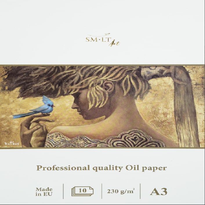 SM.LT Oil Painting Paper Pad A3 Pack of 10 Sheets 230gsm