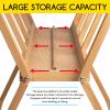 MEEDEN Folding Large Print Rack - Wooden Art Storage Rack - Artist Storage and Display Rack for Canvas Artwork Prints Frame Panels Art Gallery Shows Studios view 4
