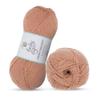 Hobby Lobby Baby Bee 3 - Light Yarn for Crocheting & Knitting Soft Skein 377 Yards of Acrylic & Polyamide Yarn for Crocheting Blankets, Hats, & More Craft Supplies for Handcrafting, Gingerbread view 1