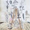 Rubber Stamps for Crafting,11x16cm Flower Grass Clear Stamp Transparent Silicone Stamp for Scrapbooking Photo Album Decoration view 1