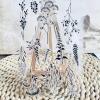 Rubber Stamps for Crafting,11x16cm Flower Grass Clear Stamp Transparent Silicone Stamp for Scrapbooking Photo Album Decoration view 2