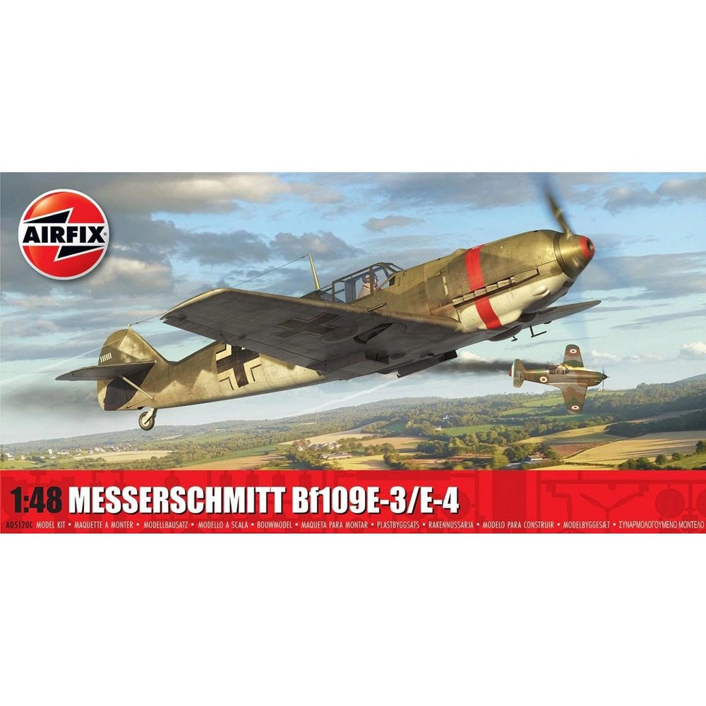 Airfix A05120C Messerschmitt Bf109E-3 E-4 Plastic Model Kits