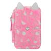 Depesche TOPModel Triple Pencil Case Leo Wild (0412787), Pink, zzzz-s, Pencil case view 1